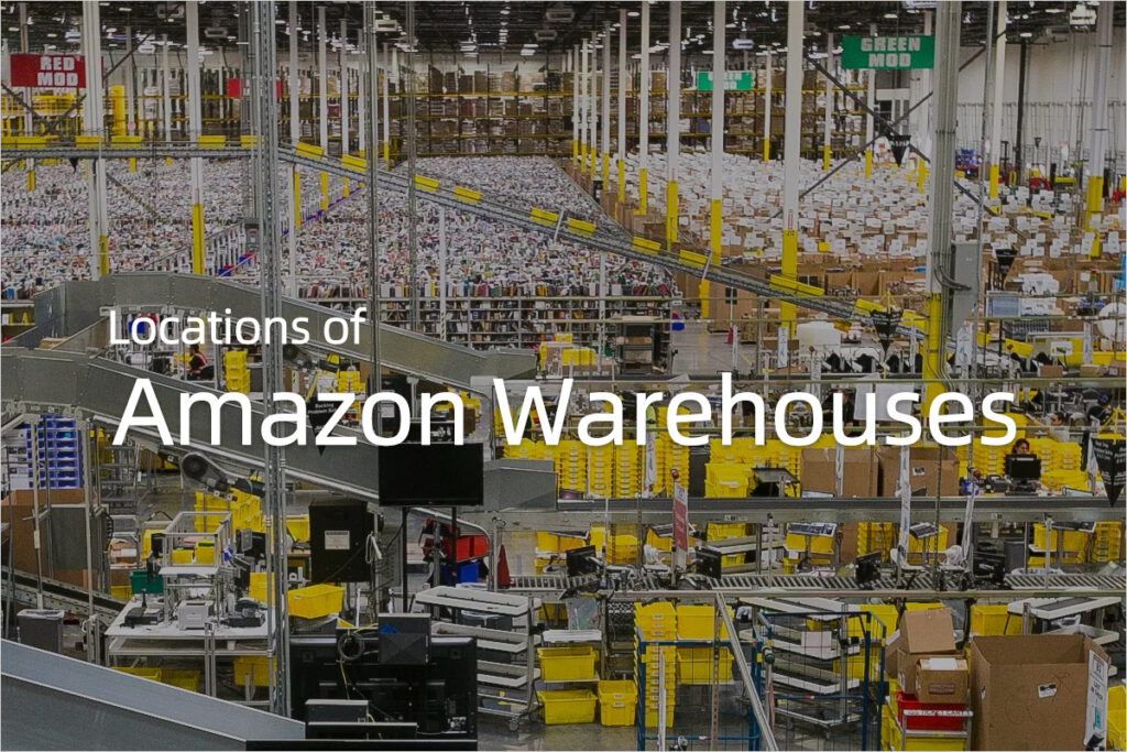 Locations of Amazon Warehouses
